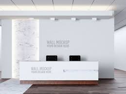 Interior Medical Clinic Wall Mockup Premium Psd Freepik Psd 3d Rendering 3d Rendering Colorf In 2020 Clinic Interior Design Medical Clinic Design Clinic Design