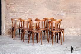 Lot De 6 Chaises Bistrot Baumann En Bois Dossier Barreaux Gentlemen Designers Chaise Bistrot Baumann Chaise