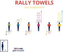 Size Comparison Charts Pro Towels