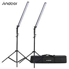 Andoer Andoer Photography Studio Led Lighting Kit Dimmable Led Video Light Handheld Fill Light With Light Stand 36w 5500k Cri90 For Video Portraits Still Life Fashion Wedding Art Advertisement Photo Walmart Com