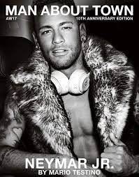 Neymar Goes Half-Nude As He Covers Mad About Town Magazine