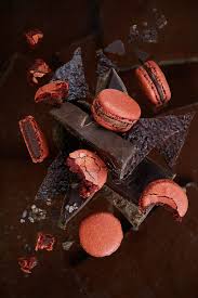 Chocolate Macarons In 2020 Desserts Macarons Food