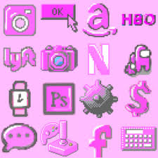 Unique aesthetic stickers featuring millions of original designs created and sold by independent artists. Retro Pastel Pink Aesthetic Ios 14 Icons Windows 98 Wallpaper Etsy Ireland