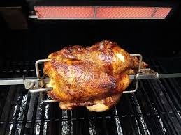 Grillhahnchen Am Drehspiess Grillerforum Die Grill Community Knusprige Ente Ente Grillen Hahnchen Grillen