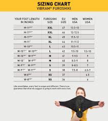 25 most popular vibram fivefingers sizing chart