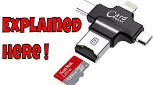 Micro Sd Card Reader 4 In 1 Usb C Micro Lightning Connector Iphone Ipad Android Review Thinkunboxing Youtube