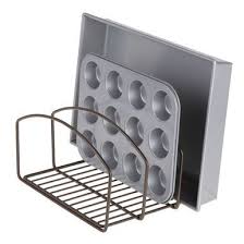 Metal Pot And Pan Organizer Rack For Kitchen Cabinet Pan Organization Cookware Organization Kitchen Cupboard Organization