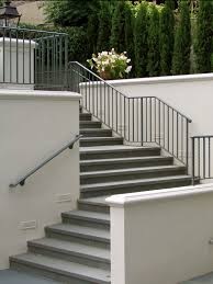 Handrail railing,single post handrail,sturdy outdoor handrails with base wrought iron stair handrail fits 1 or 2 steps grab rail for steps porch $126.88 $ 126. Exterior Metal Railings Ironwork Seattle Wa Blackbird Iron Design
