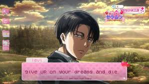 Dating simulators for iphone and ios devices. Levi Ackerman Dating Simulator 3 In 2021 Attack On Titan Funny Attack On Titan Anime Attack On Titan Levi