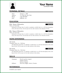 Pattern Of Resume Format Resume Format Resume Pdf Basic Resume Resume Format Download