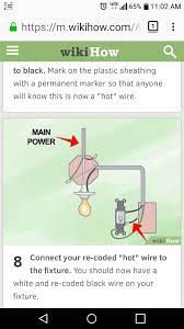 Chevrolet wire information wire information wiring information wiring information color codes technical wiring diagrams. How Do I Connect A Light To A Switch When The Light Receives Power First Home Improvement Stack Exchange