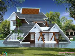 5300 square feet double floor contemporary home design. Creative Home Architectural Design Kerala House Plans 170055
