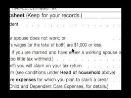 The personal allowances worksheet can help you determine how many allowances you can claim. Personal Allowance Worksheet A Thru D W 4 Tax Form Youtube