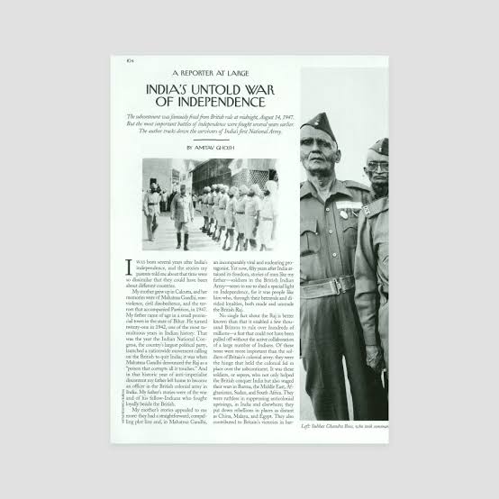 India's Untold War of Independence | The New Yorker