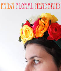 Get crafts, coloring pages, lessons, and more! How To Frida Kahlo Inspired Floral Headband My Poppet Makes