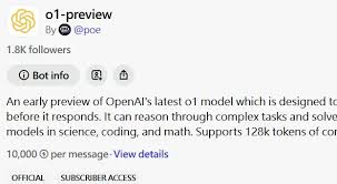 Poe 支援OpenAI o1 系列模型，香港用戶可用– TechNow 當代科技