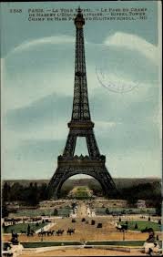 The eiffel tower was built by gustave eiffel for the 1889 exposition universelle, which was to celebrate the 100th year anniversary of the french revolution. Ansichtskarte Postkarte Paris Vii La Tour Eiffel Akpool De
