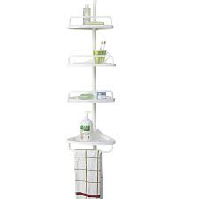 4 tier bathroom corner shelf. 4 Tier Adjustable Bathroom Corner Shelf Telescopic Shower Caddy 240cm Buy Storage Baskets Bathroom Corner Shower Caddy 4 Positionable Plastic Corner Bathroom Rack Telescopic Shower Rack Shelf Constant Tension Corner Shower Caddy Stainless