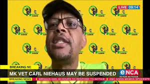 Now, his erratic comments appear to have once again caught up with him, this time for taking on anc. Mk Vet Carl Niehaus May Be Suspended Youtube
