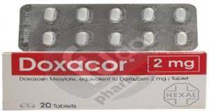 Doxacor 4 mg 20 tablet. Doxacor 4mg Tablets Rosheta Oman