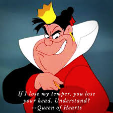 Pin By Inside The Magic On Disney Quotes Queen Of Hearts Disney Queen Of Hearts Alice In Wonderland Disney