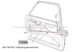 Maybe you would like to learn more about one of these? Rod For Door Opener Mechanism Internal Fiat 500 F L R Spare Parts Fiat 500 Classic 126 600 Onderdelen Axel Gerstl