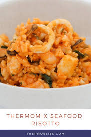 Thermomix Seafood Risotto Recipe Risotto Recipes Thermomix Recipes Dinner Seafood Risotto