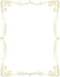 Golden Border Clip Art Page Border And Vector Graphics Page Borders Clip Art Borders Wedding Borders
