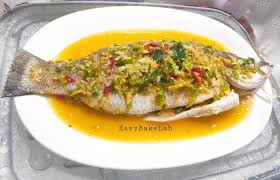 Resepi siakap sweet sour ala thai special bahan cincang halus: Siakap Stim Ala Thai Caracikdyg Easybakelab