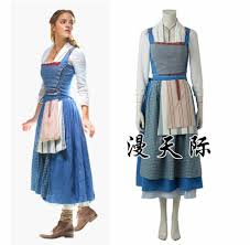 Dan stevens on emma watson finding beast hotter; Disney Beauty And The Beast Belle Blue Costume Cosplay Emma Watson Live Action For Sale Online