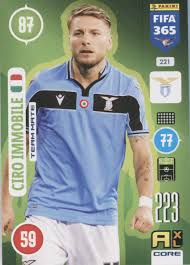 His already deadly finisher is even sharper with +1 on all shooting stats and +1 on his pace. 221 Ciro Immobile Team Mate Ss Lazio Fifa 2021 Football Cards Direct