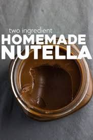 Deux Ingredients Nutella Fait Maison Le Mangeur D Amande Homemade Nutella Nutella Recipes Food Processor Recipes