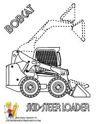 Bobcat Skid Steer Loader Construction Coloring Page You Can Print Out This Coloring Picture Http Www Y Tractor Coloring Pages Coloring Pages Coloring Books