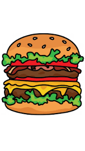I'm addicted to funny food! How To Draw A Burger Hamburger Drawing Burger Drawing Step By Step Drawing