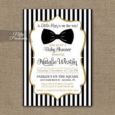 Black White And Gold Baby Shower Invitations Items Similar To Bow Tie Baby Shower Invitations Printable Black Gold Baby Shower Invites Boy Bowtie Baby Shower Invitation Black And White Stripe Bgl On Bow Tie
