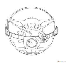 A mysterious client asks him not to kill someone but to recover a child. Baby Yoda Coloring Pages Coloring Home
