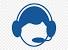 Blue Service Desk Icon