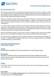 The treasury solicitor act 1876 (39 & 40 vict c 18). In House Solicitor Legal Advisor For Seopa