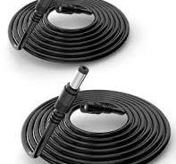 2 Pack 16.5FT 5M DC Power Extension Cable 5.5 mm x 2.1 mm 5521 Male to  Female... | eBay