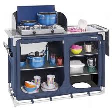 Meuble De Cuisine Merkury Ctw De Brunner Avec Chassis En Aluminium Toile En Polyester Et Large Evier Escamot Meuble Camping Meubles De Camping Meuble Cuisine