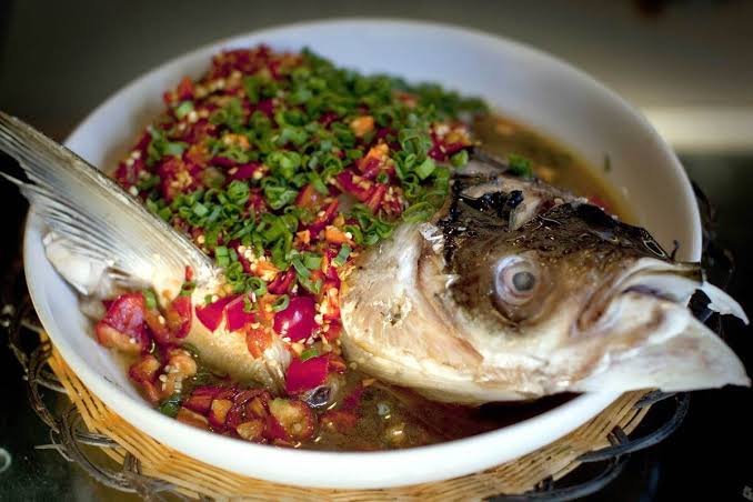 Hunan Steamed Fish Head