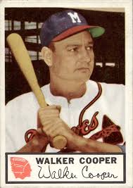 1953 Walker Cooper Johnson Cookies #14 Milwaukee Braves