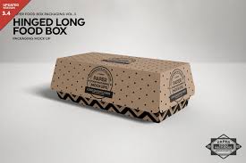 Download Hinged Long Sandwich Box Mockup Free Packaging Mockup Design Mockup Free Box Mockup PSD Mockup Templates