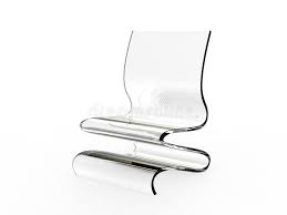 4x ghost chair victoria style transparent oval clear dining room chair soild. Modern Acrylic Chair 2 Stock Illustration Illustration Of Armchair 24333322