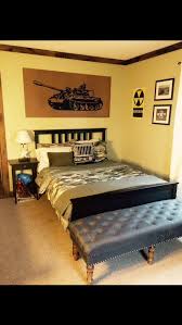 Boys Military Themed Room Before And After Army Bedroom Military Bedroom Bedroom Themes