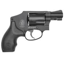 It has a deep blue finish, shrouded ejector, and adjustable sights. Model 442 Smith Wesson
