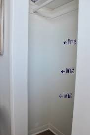 Shelf with smooth melamine surface with fine texture, suitable as bookshelf. How To Install Closet Shelves In Small Spaces Diy Playbook