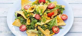 Mexicaanse Tortillasalade Leuke Recepten Gezonde Maaltijden Voedsel Ideeen Vegetarisch Eten