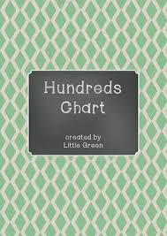 Little Green Freebie Friday Hundreds Chart