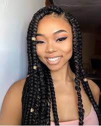 So Pretty Stephaniehikaru Curly Hair Styles Box Braids Hairstyles Hair Styles